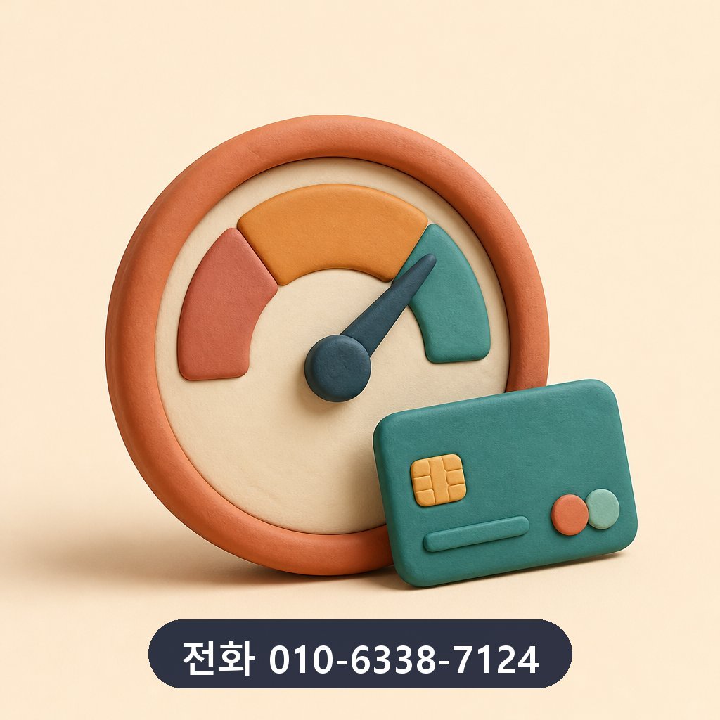 신용카드 현금화 한도 확인 이미지